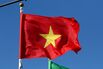 The flag of the Republic of Vietnam  seen in the gallery of