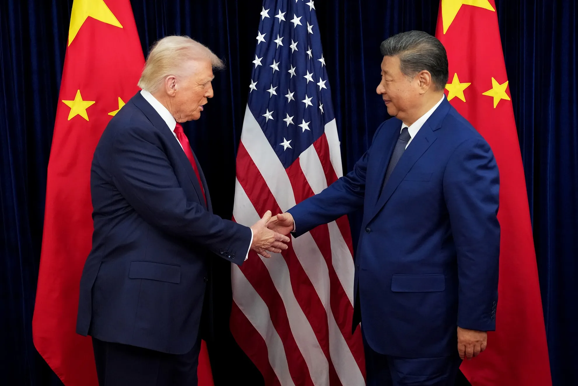 President Donald Trump and Xi Jinping in Busan, South Korea, on Oct. 30.