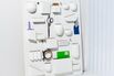 A Midcentury Wall Organizer Puts Clutter on Creative Display