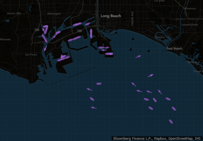 Boatloads of Cargo Off Los Angeles Grind Gears of World Economy - Bloomberg