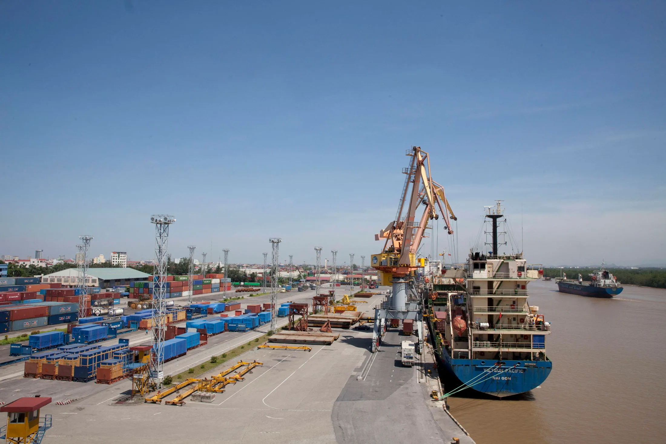Hai Phong Port.
