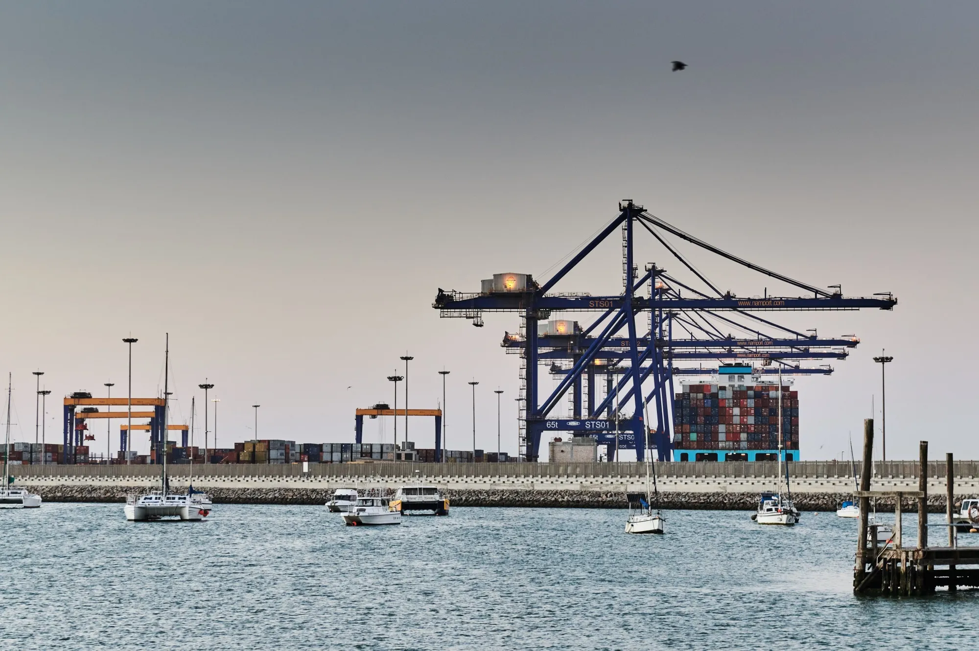The Port of Walvis Bay in Namibia.