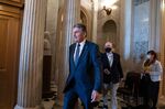 Senator Joe Manchin, a Democrat from West Virginia, walks through the U.S. Capitol in Washington, D.C., U.S., on Thursday, Dec. 16, 2021.