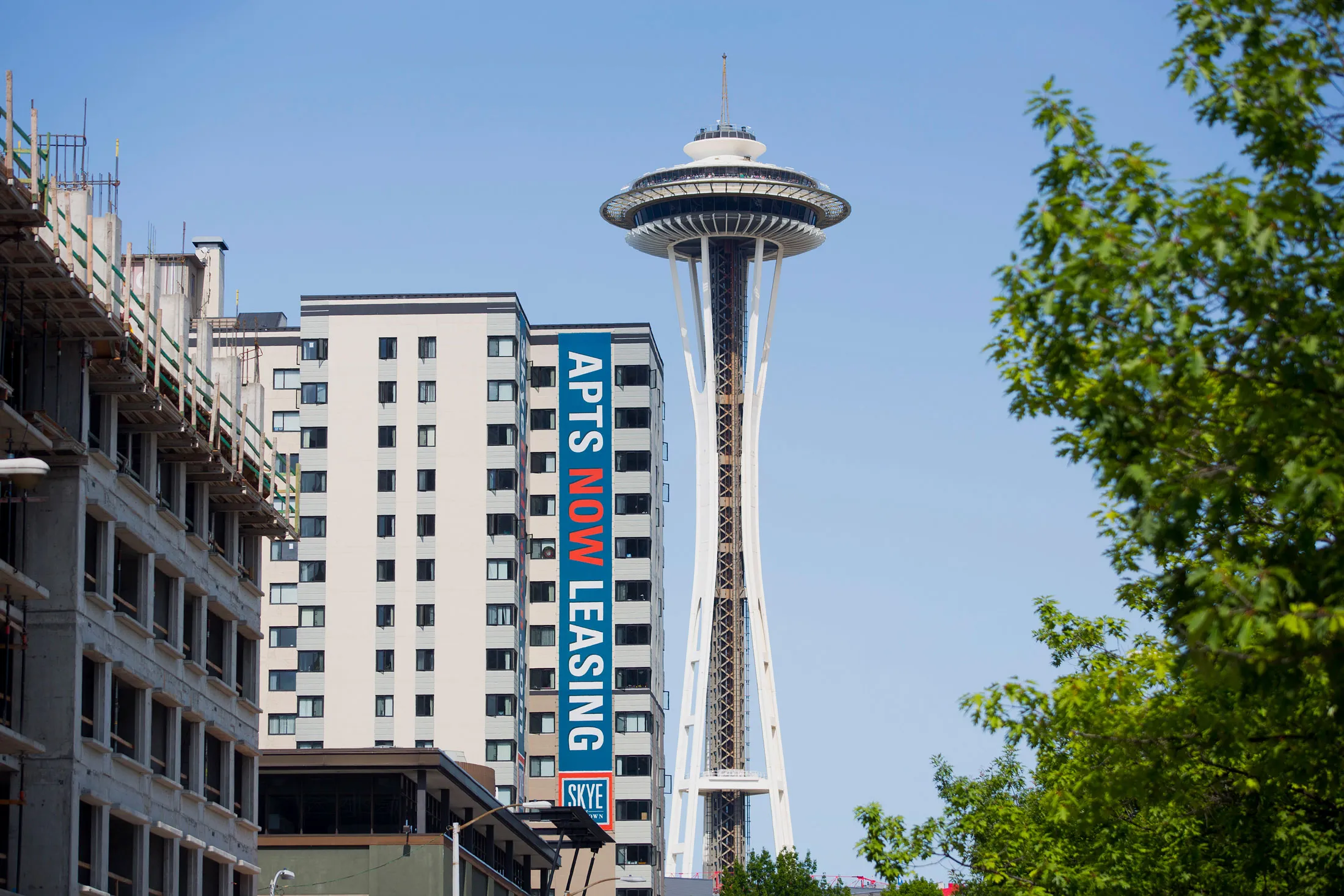 The Space Needle in Seattle.
