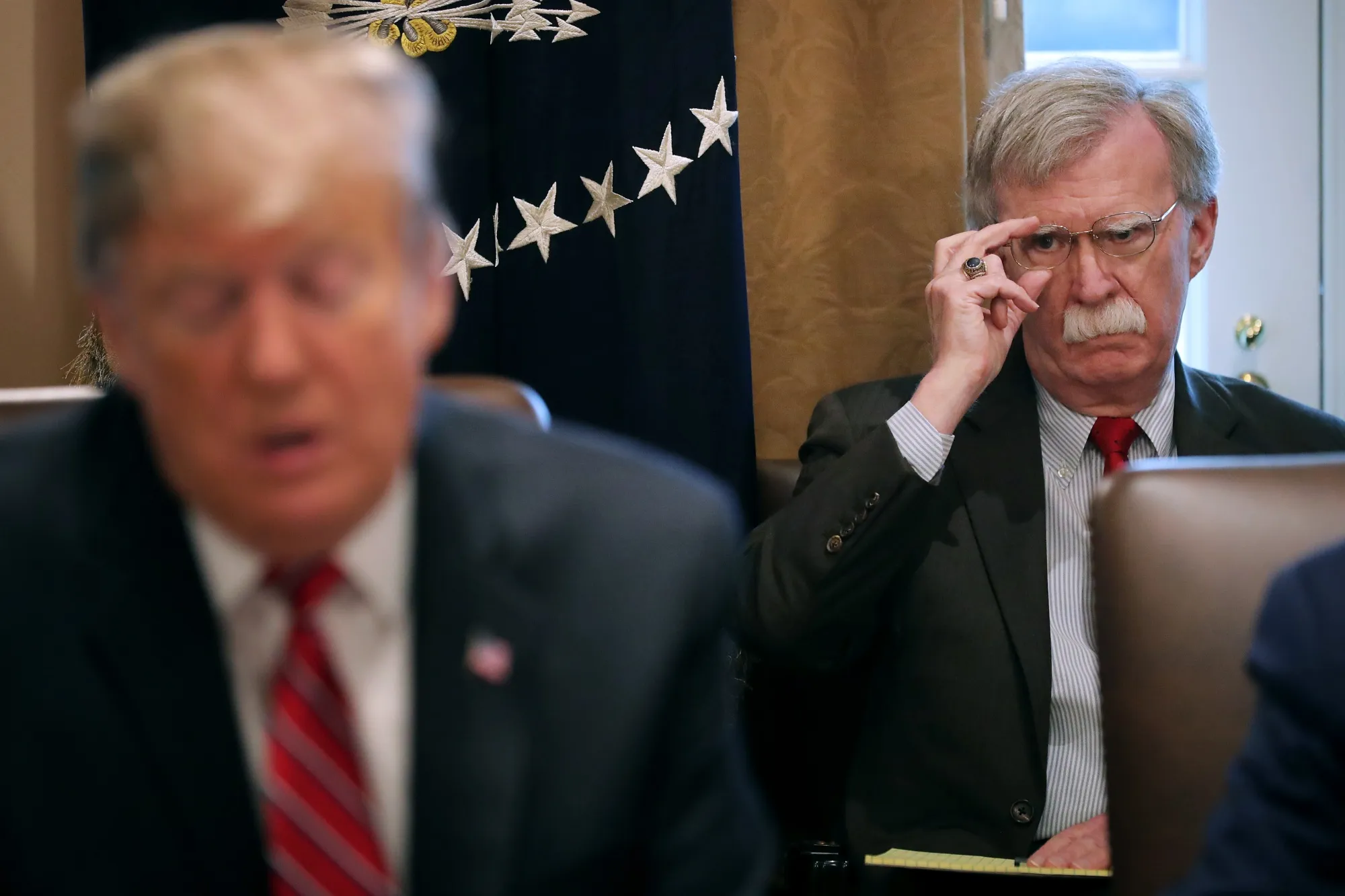 Speak up, Mr. Bolton.