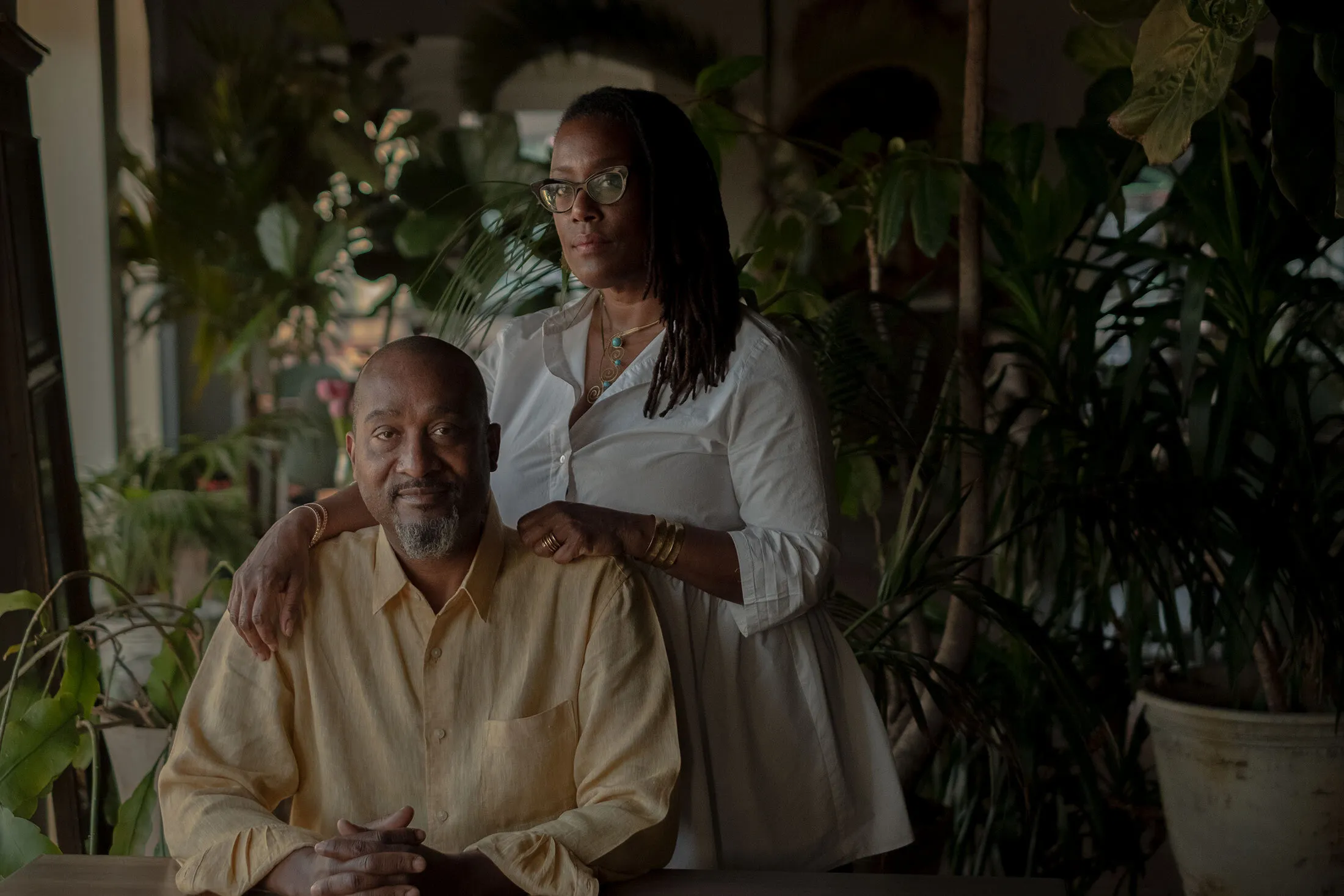 Dwight Campbell and Nicole Foster, founders of Cajou Creamery in Baltimore.