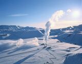 Iceland, South Central Iceland, Nesjavellir geothermal power plant