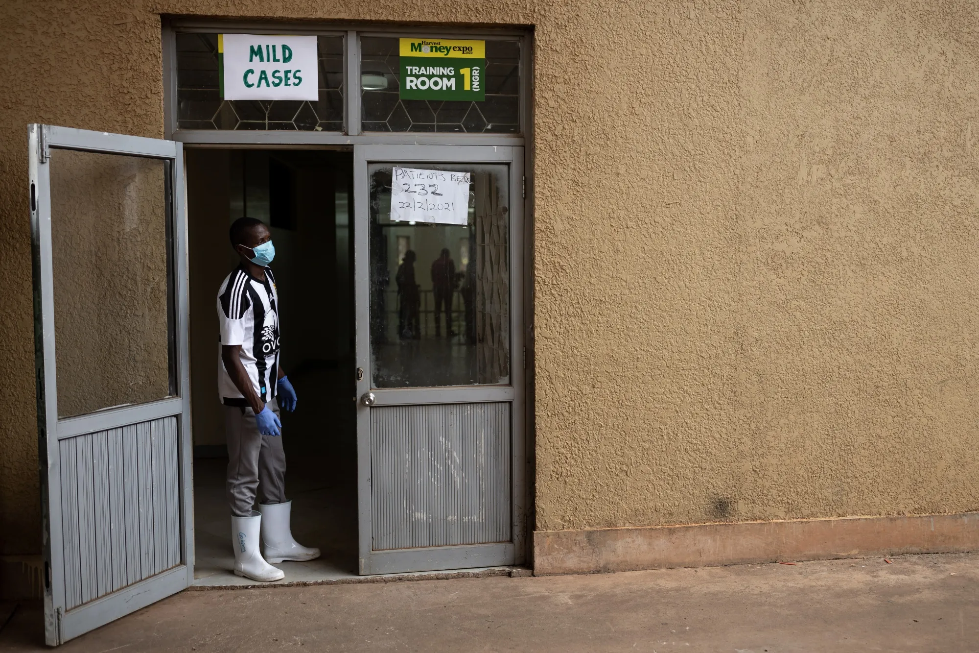 Patients Receive Treatment On A Covid Ward In Kampala