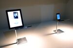 iPhone and iPad displayed  at the 50th Milan International Furniture Fair on April 12, 2011.&#13;
