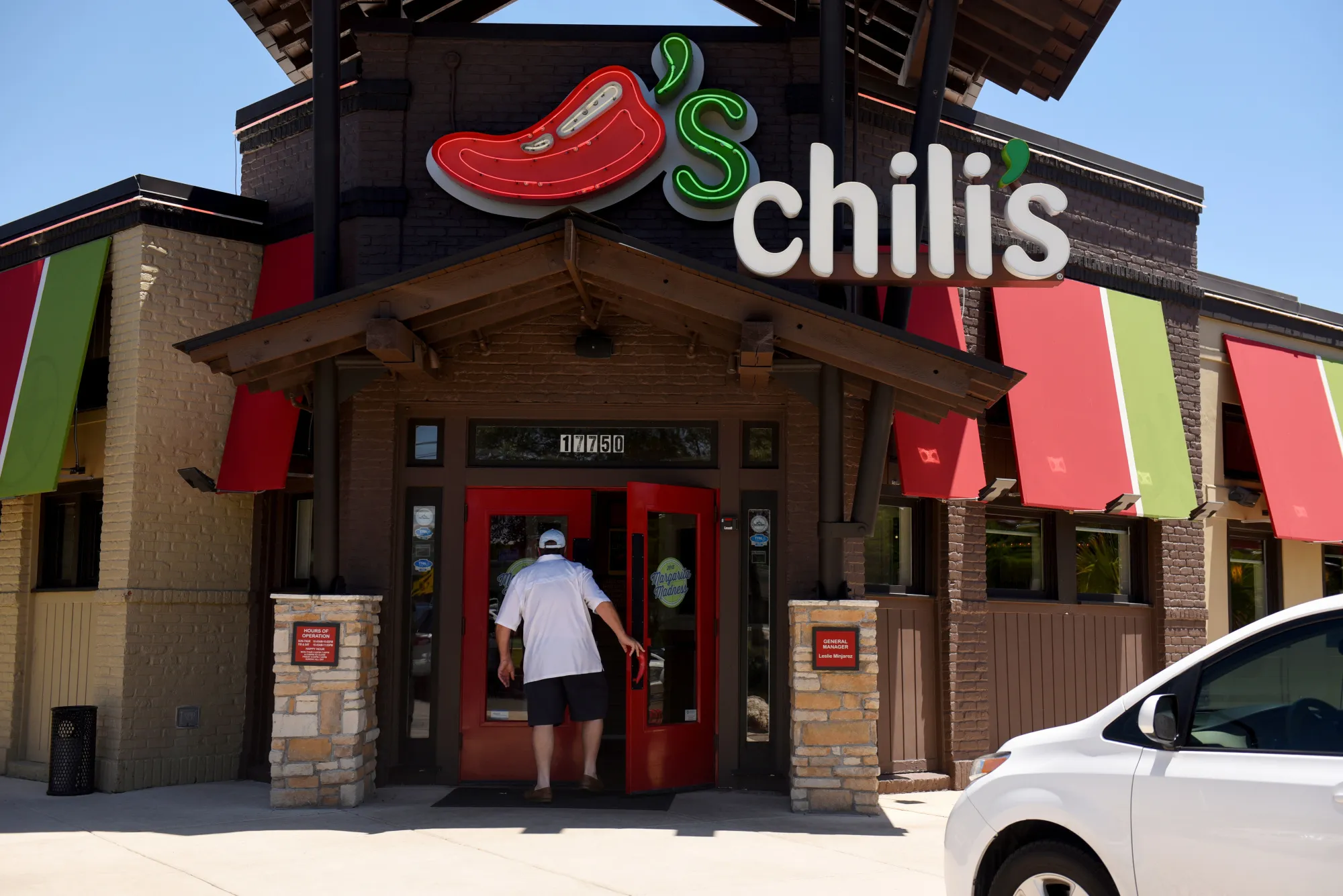 A Brinker International Inc. Chili's Grill & Bar restaurant in San Antonio, Texas.