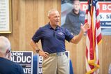 Republican Don Bolduc Campaigns For New Hampshire Senator