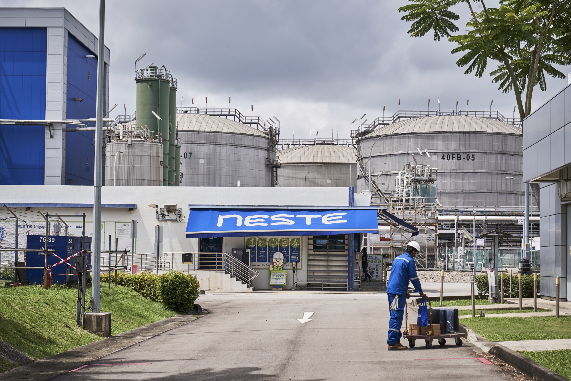 Neste's refinery in Singapore.