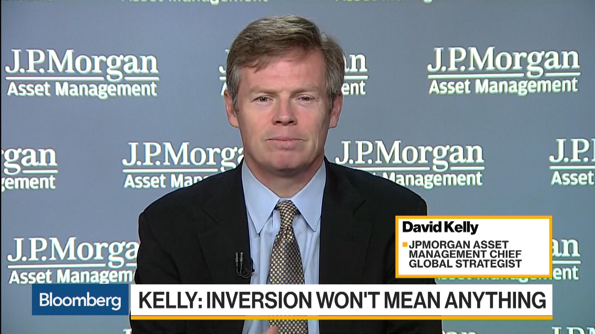 Watch JPMorgan's Kelly Says U.S. Yield Inversion Is a 'Broken Barometer ...