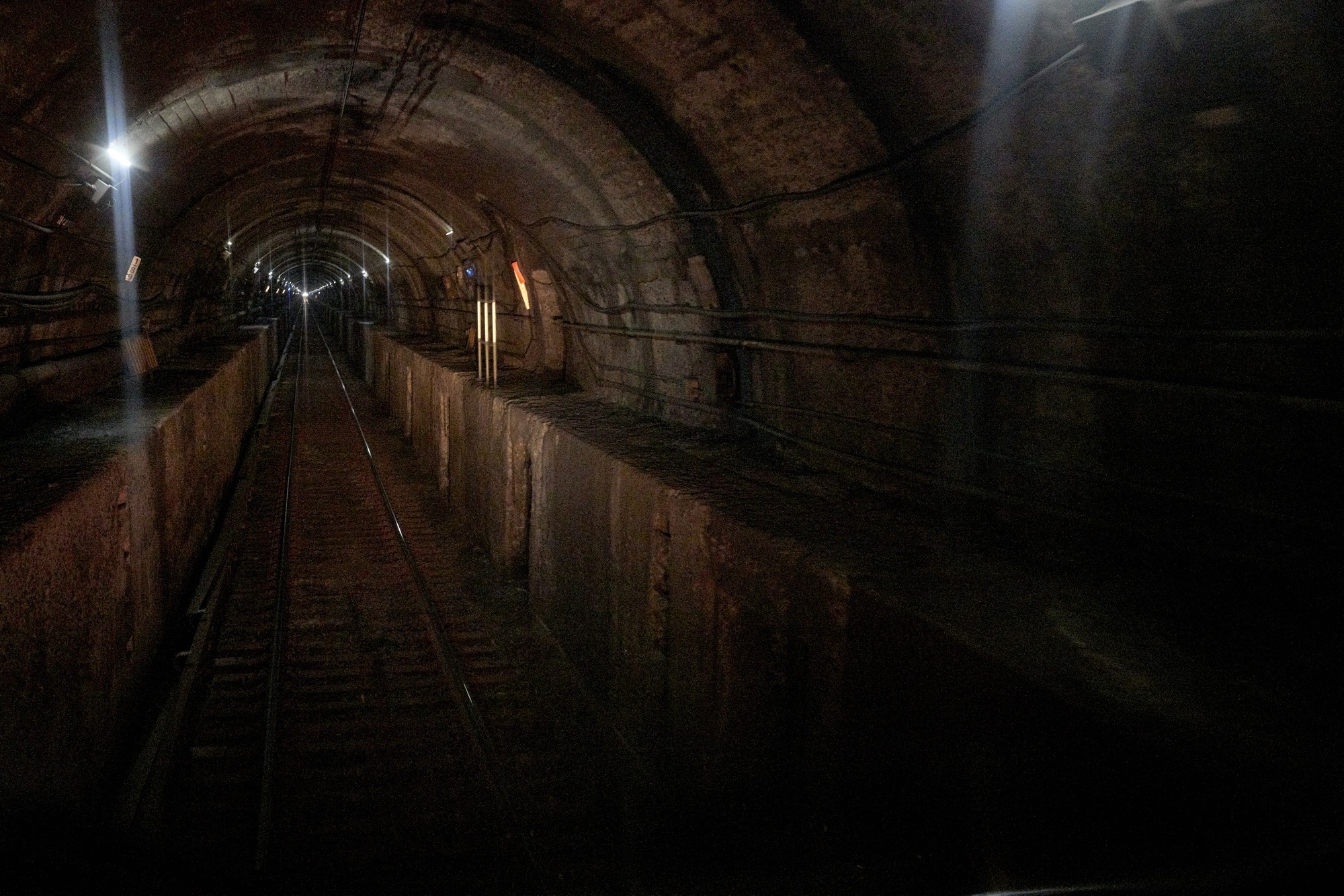 dark underground tunnels