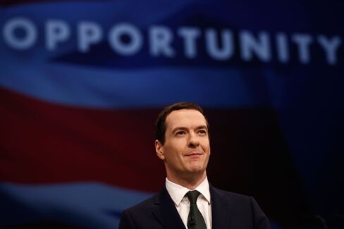 U.K. Chancellor of the Exchequer George Osborne.