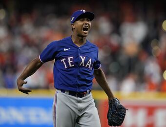 relates to Montgomery shuts out Astros, Taveras homers as Rangers get 2-0 win in Game 1 of ALCS