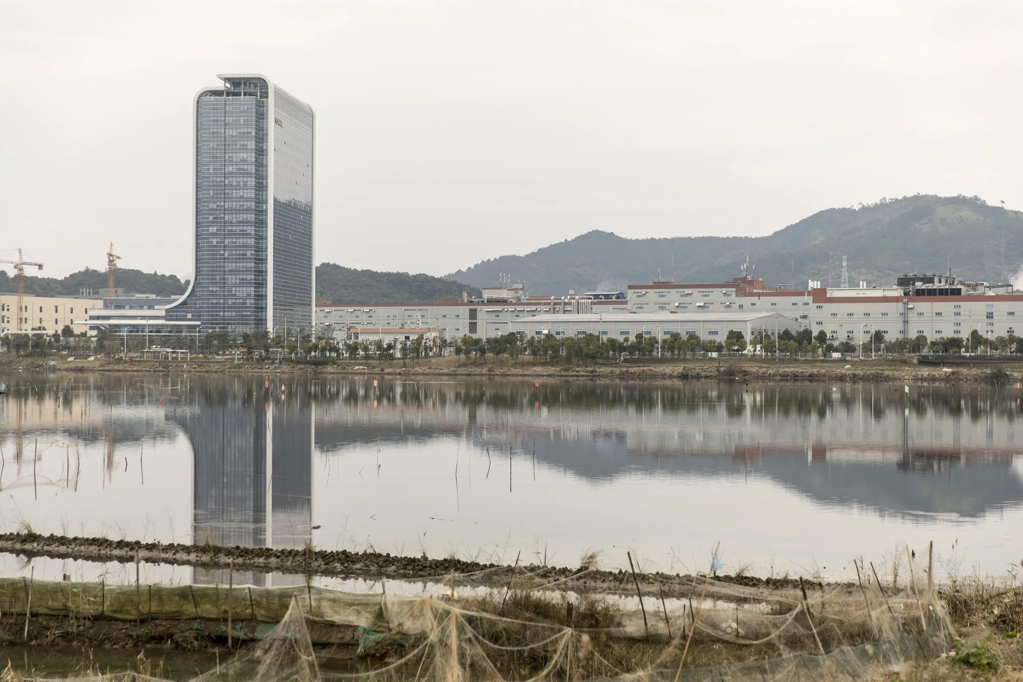 The Contemporary Amperex Technology Ltd. (CATL) headquarters and manufacturing complex in Ningde, China.