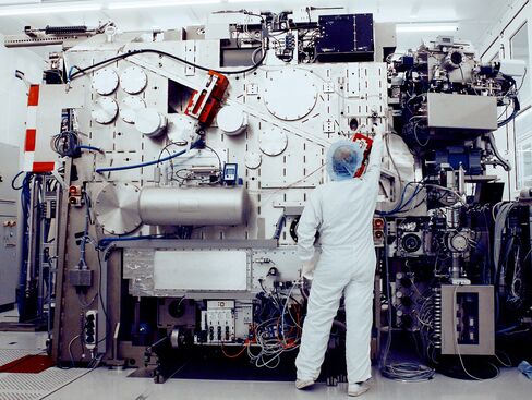 ASML’s extreme ultraviolet lithography machine.