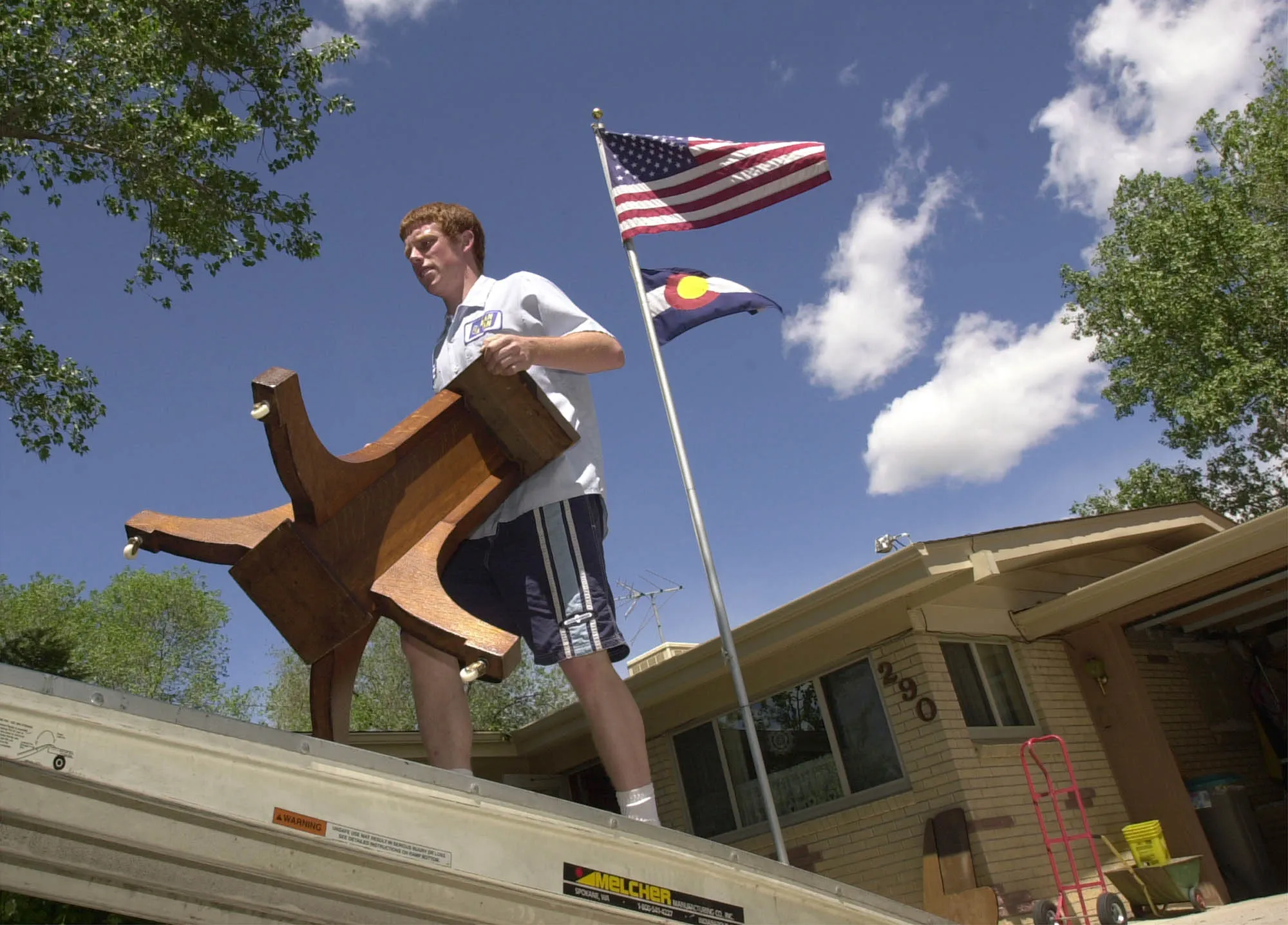 On the move in 2001. In recent decades, Americans have been markedly less likely to relocate.&nbsp;