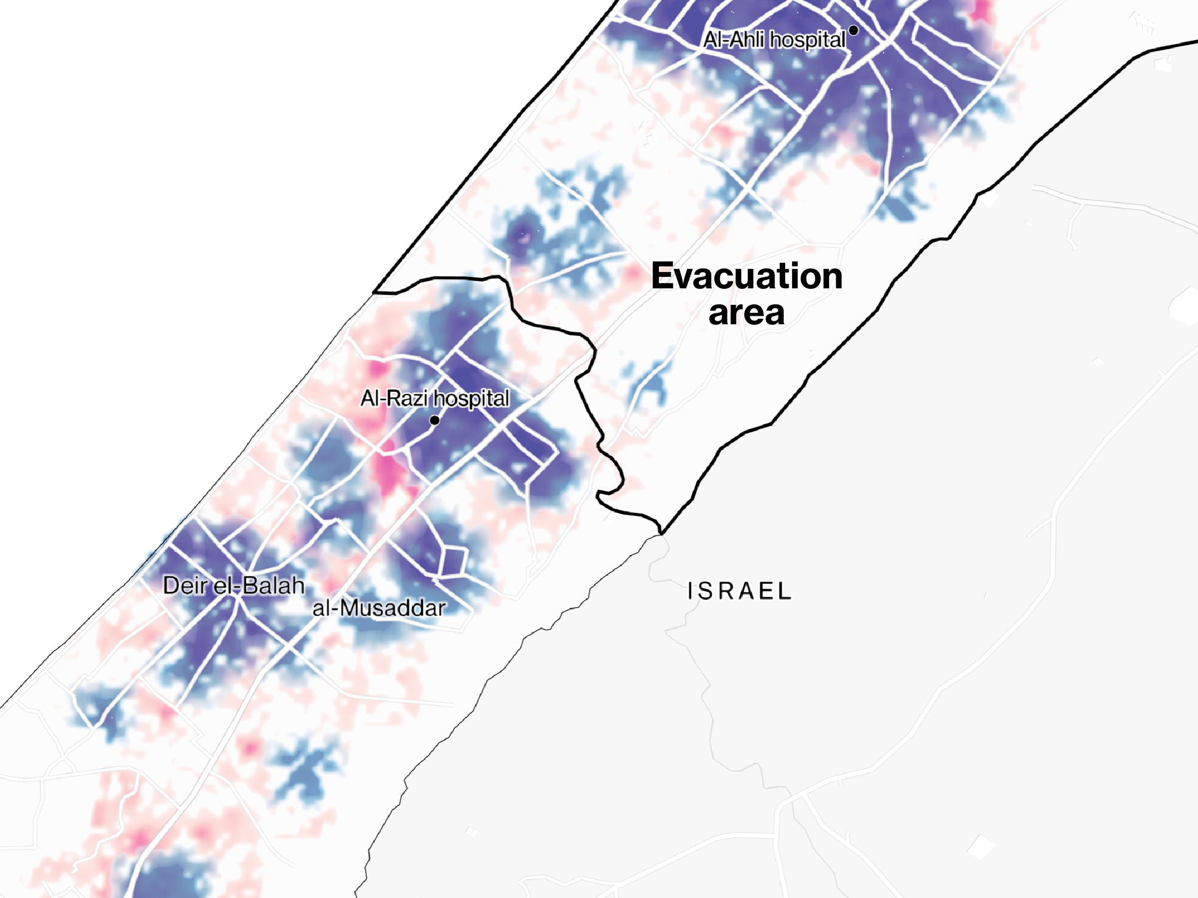 Israel’s Evacuation Order Push Gaza’s Population Farther From Hospitals