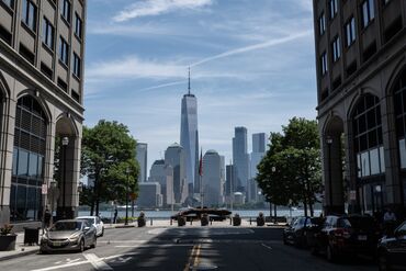 A view of lower Manhattan