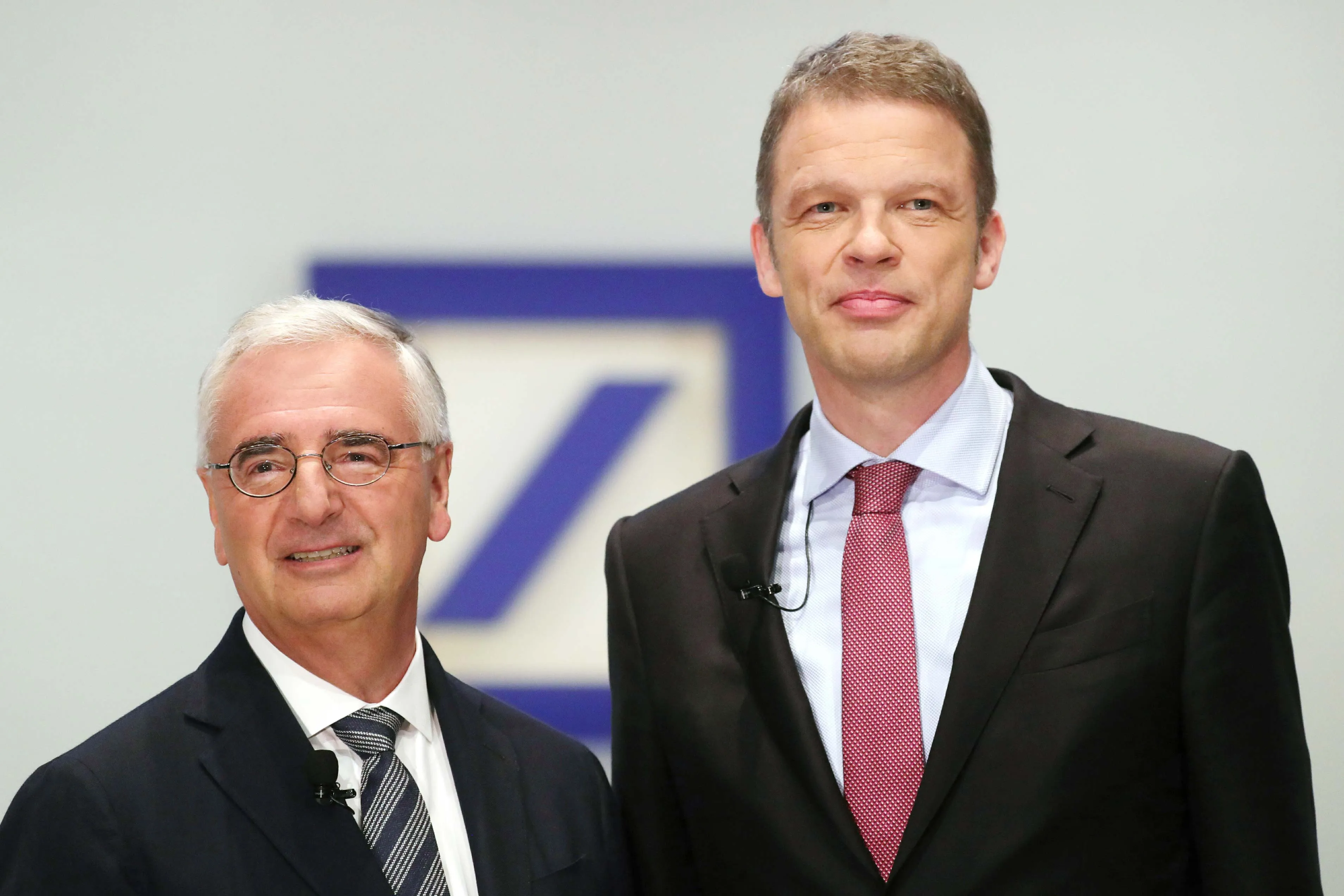 (From left) Deutsche Bank Chairman Paul Achleitner and CEO Christian Sewing.