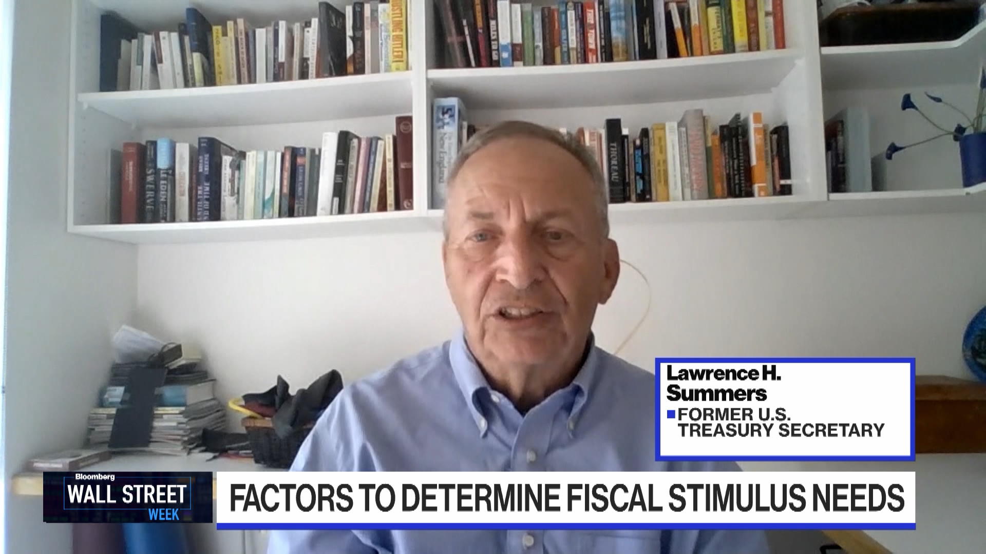 Watch Larry Summers Has Never Seen More Uncertain Economic Recovery ...