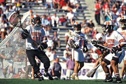 Star goalie Scott Bacigalupo (Princeton '94) is now at Merrill Lynch