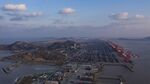 The Yangshan Deepwater Port in Shanghai, China, on Tuesday, Jan. 11, 2022. 