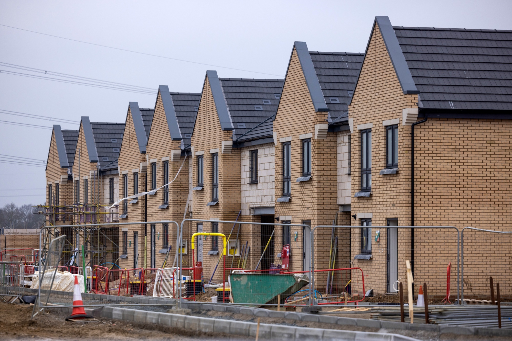 Persimmon Plc Residential Real Estate Construction Site Ahead Of Earnings