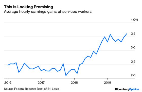A Slowdown? Not for Service Workers and Consumers