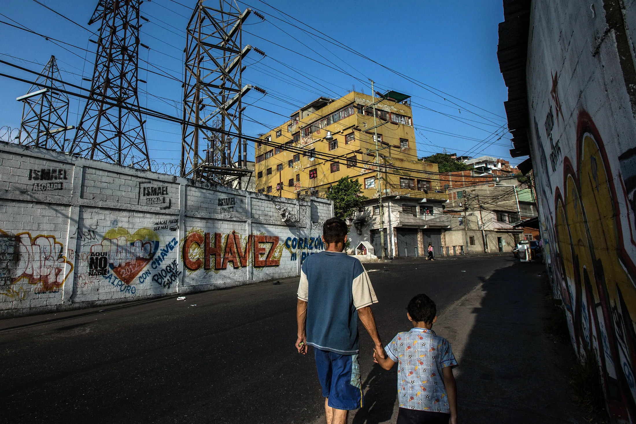 The Catia slum in Caracas.
