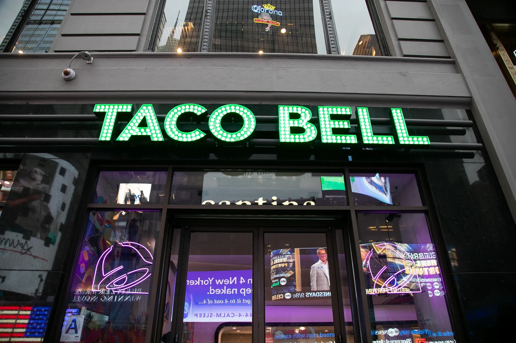 A Taco Bell restaurant in New York.
