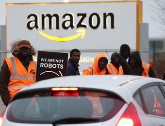 relates to Amazon UK Workers Challenge Use of QR Codes for Quitting Union