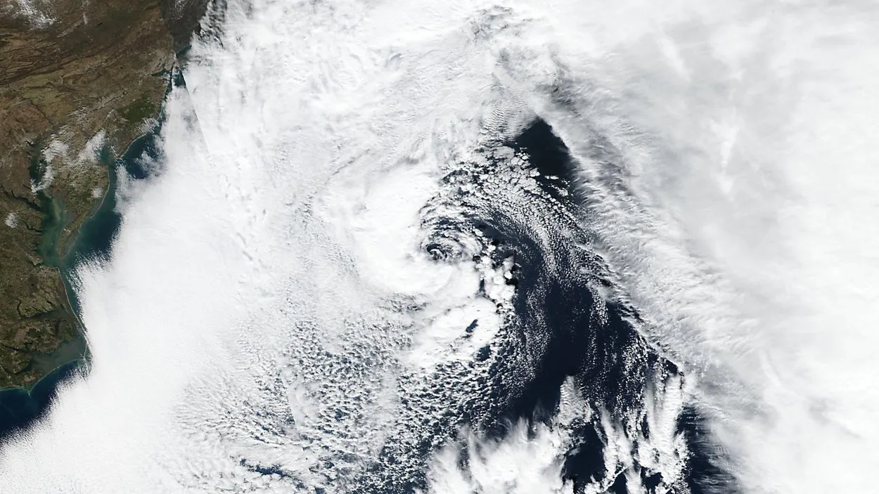 The storm&nbsp;formed off the northeastern coast of the US on Jan. 15.
