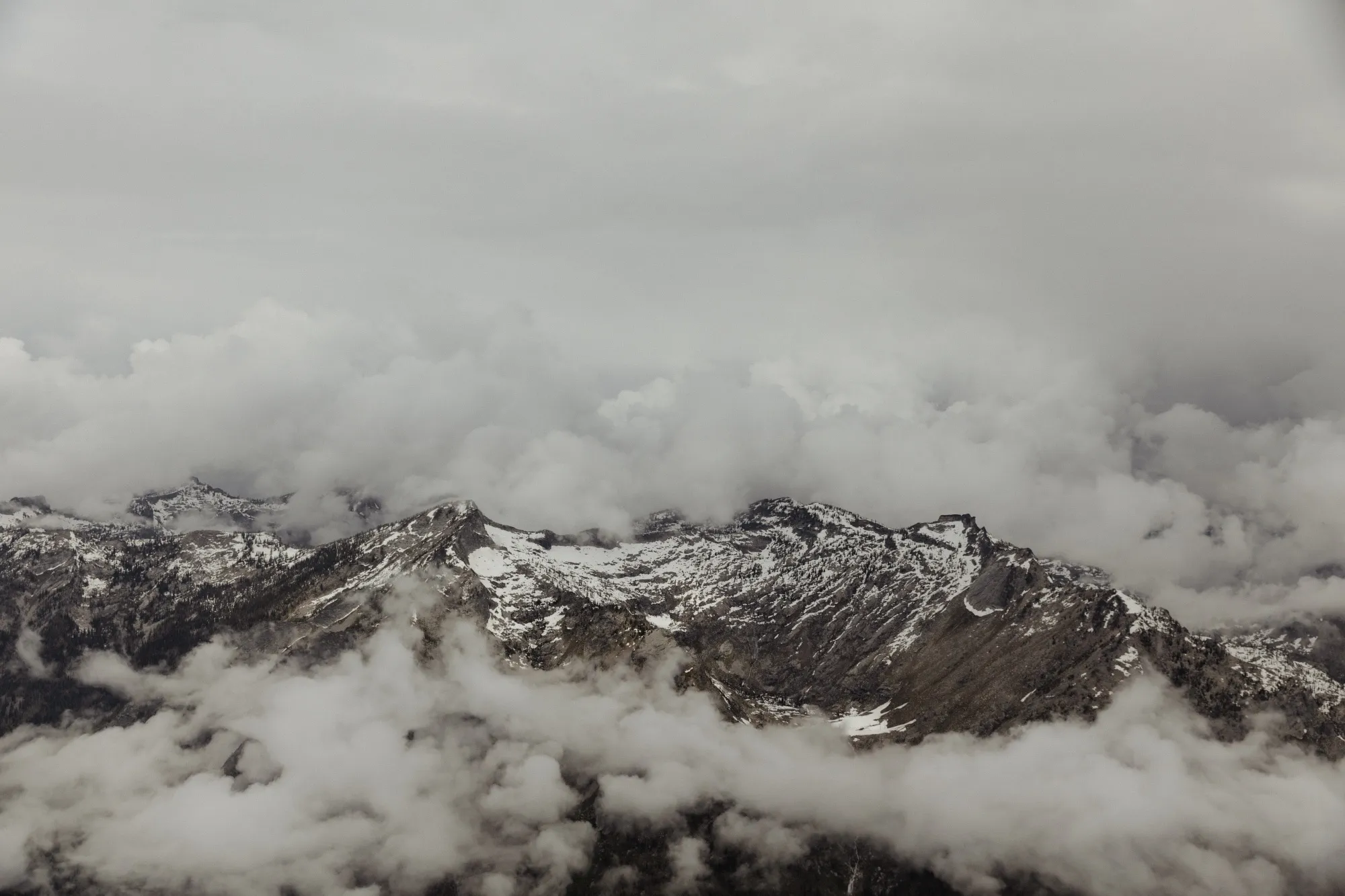 Flying&nbsp;over the Bitterroot Mountains between Montana and Idaho.&nbsp;