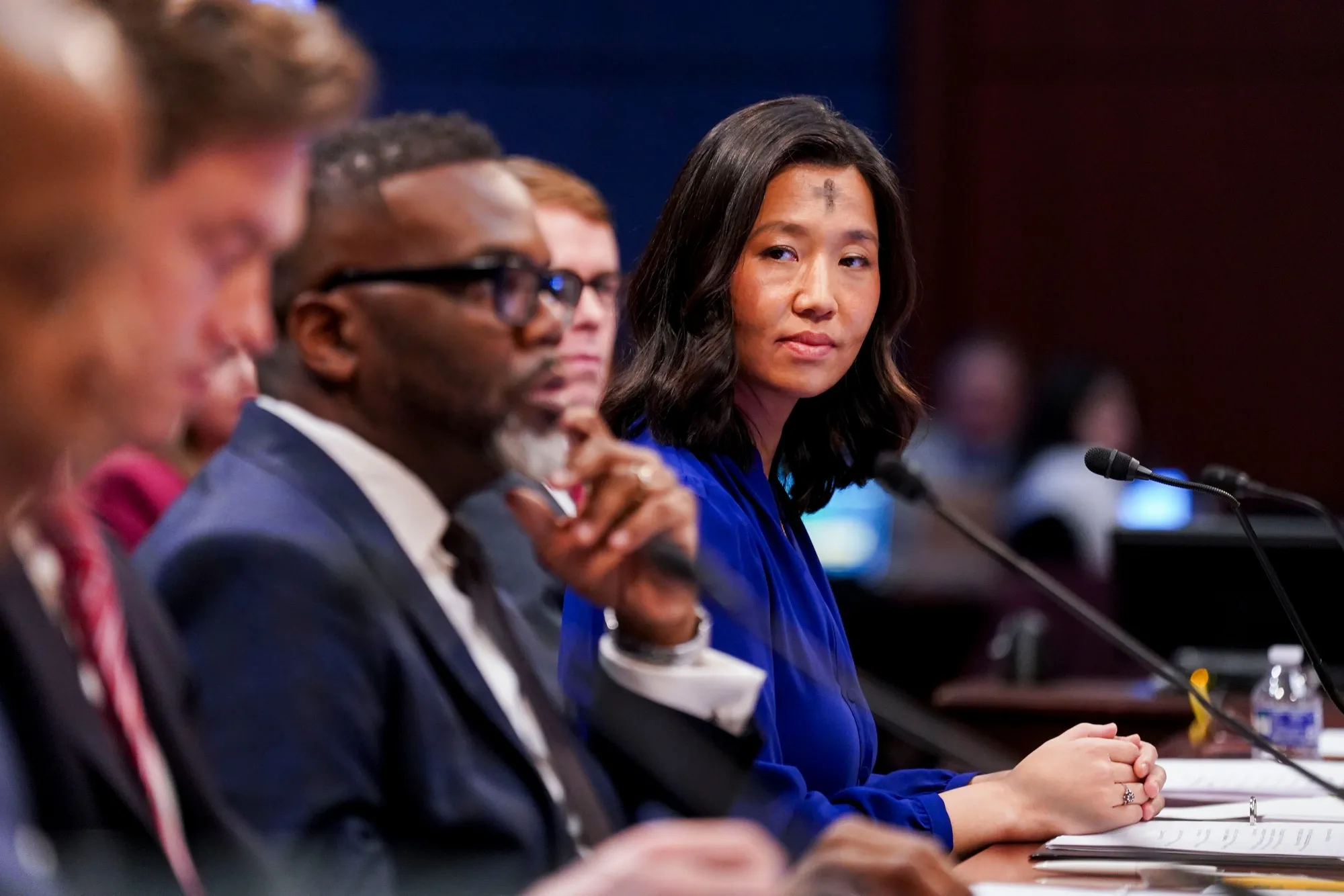 Michelle Wu, mayor of Boston, during a House Oversight and Governmental Affairs Committee hearing on March 5, 2025.
