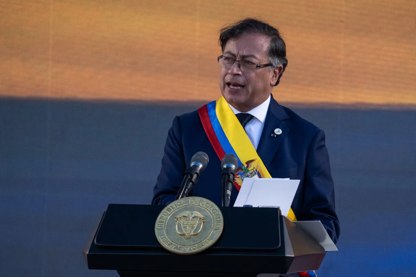 Colombia's president Gustavo Petro