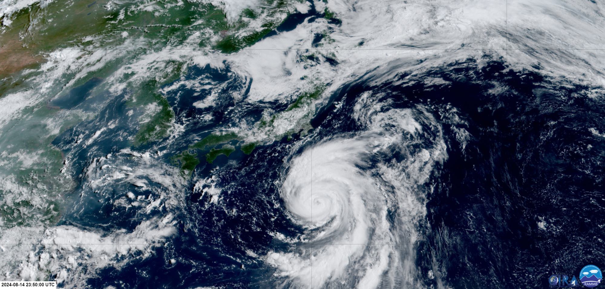 Typhoon Ampil on Aug. 15.