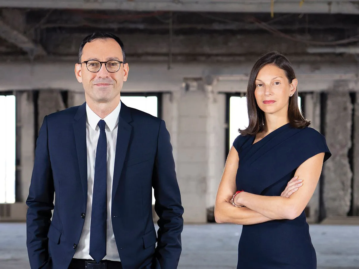 Laurent Morali, left, and Nicole Kushner Meyer.