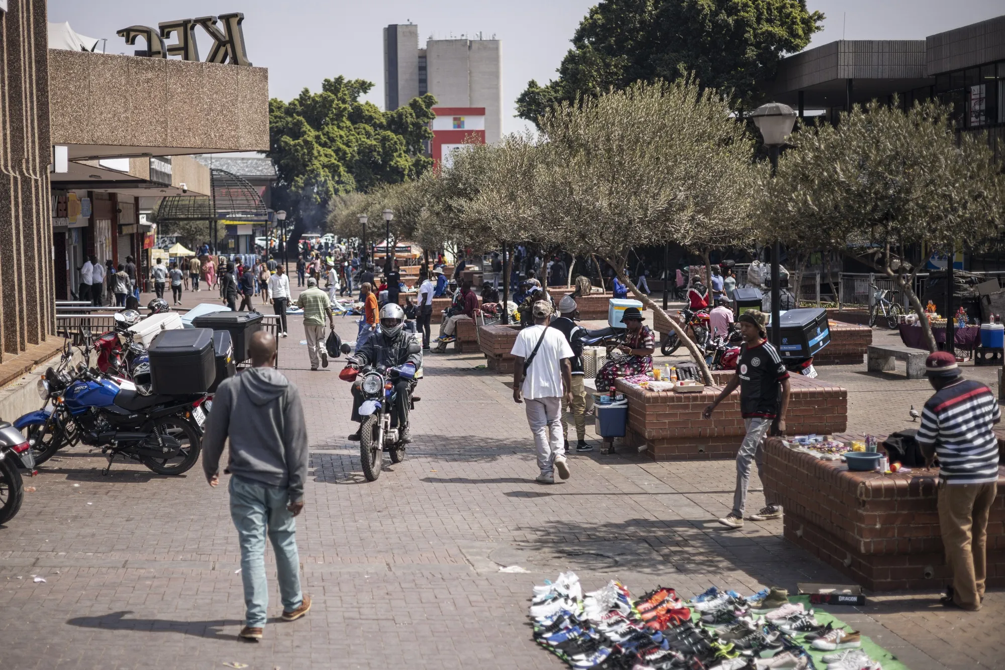 ross domestic product in Africa’s most industrialized economy expanded by an average of less than 1% annually over the past decade.