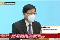 Hong Kong Cuts Hotel Quarantine to Three Days to Revive Hub