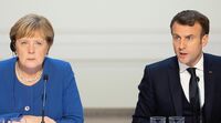 relates to Merkel, Macron Meet in Last State Visit