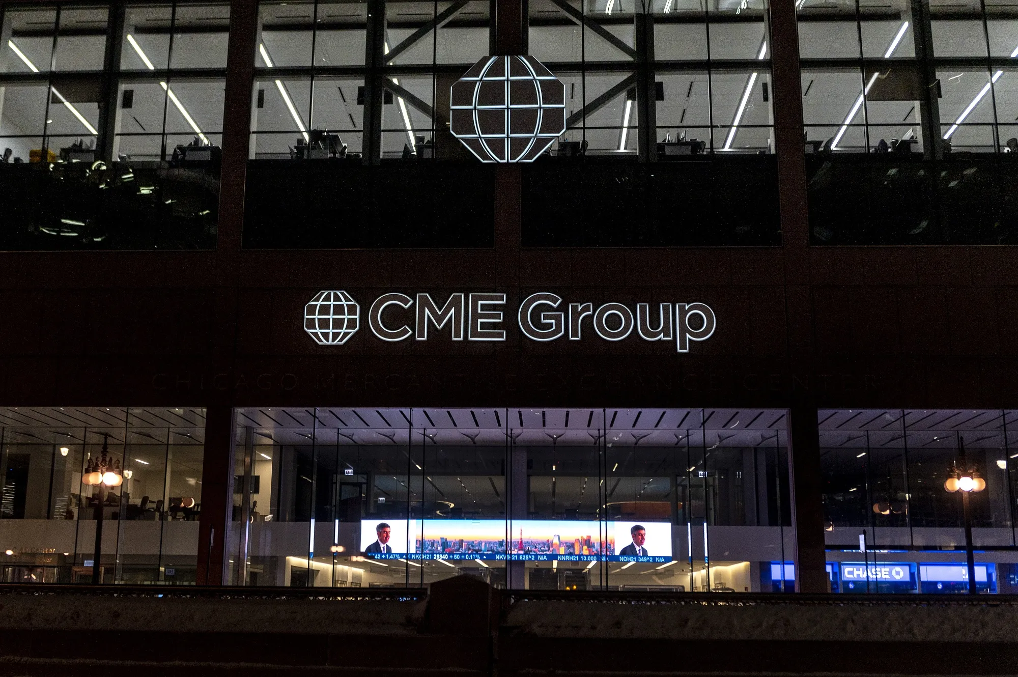 CME Group headquarters in Chicago, Illinois.