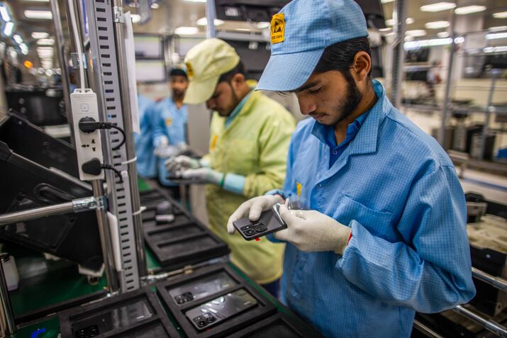 Inside Dixon Technologies Ltd.'s Smartphone Manufacturing Factory and New Factory Construction