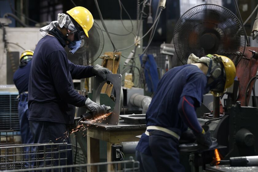 Metal Production at Ito Tekko Foundry As Japan Announces Revised GDP