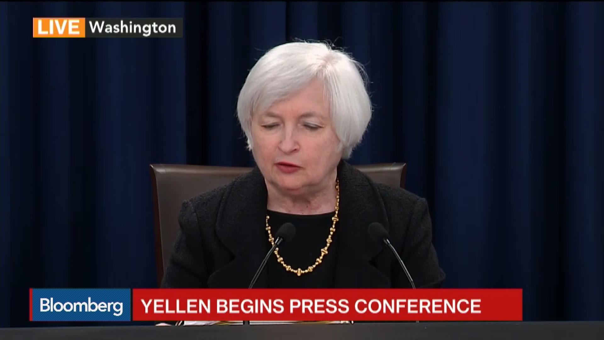 Watch Yellen: Monetary Policy To Remain Highly Accommodative - Bloomberg