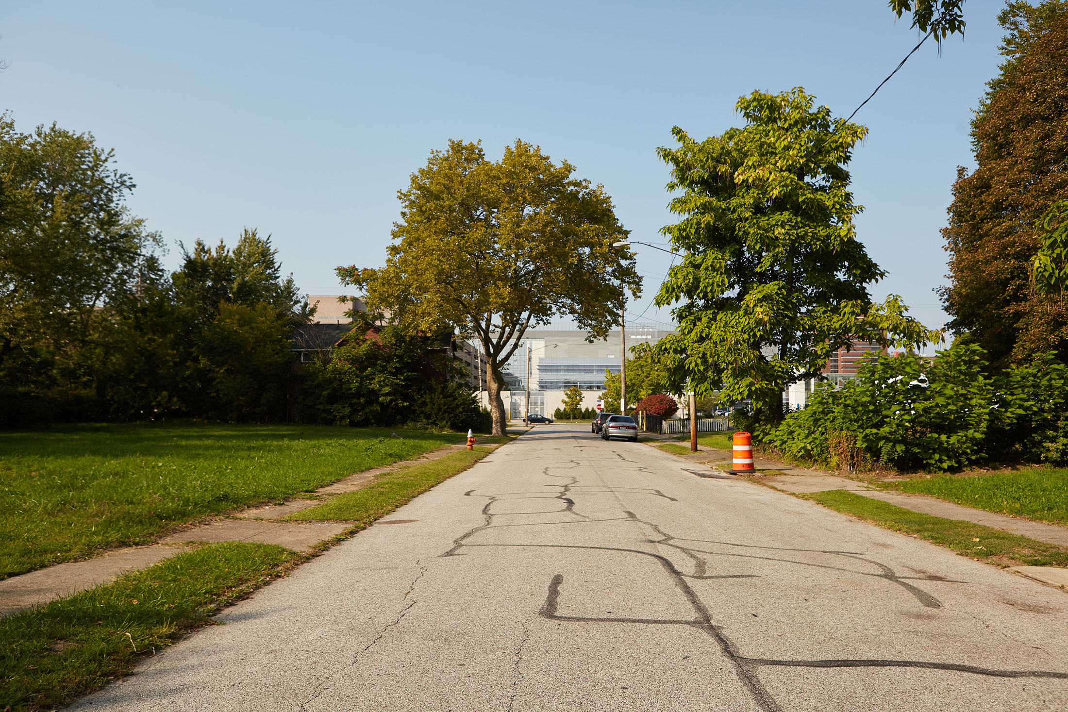 The streets around the&nbsp;Cleveland Clinic are dotted with abandoned houses and vacant lots.