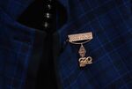 US Treasury Secretary Janet Yellen wears a G-20 pin. 