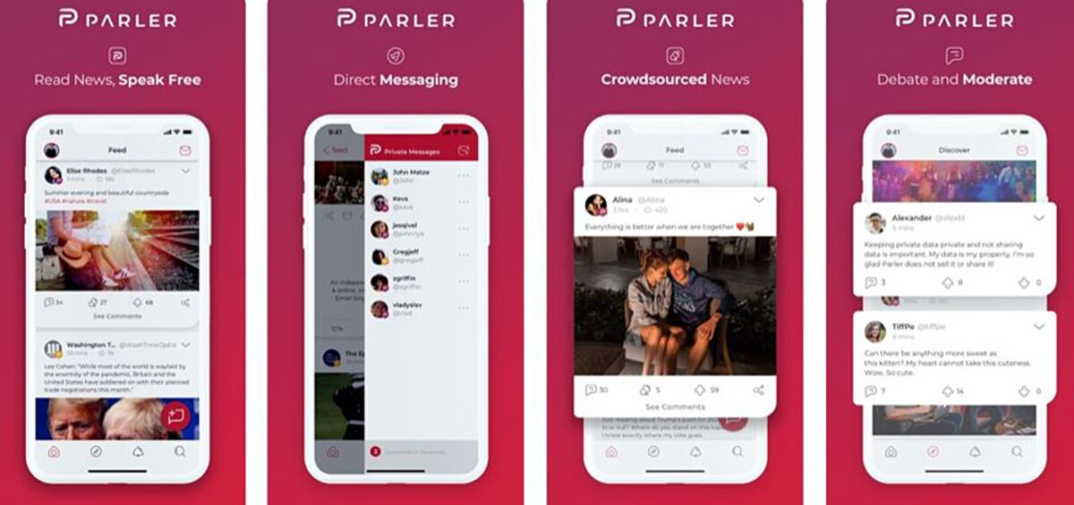 Social Media App Parler, a GOP Darling, Isn't Catching On - Bloomberg